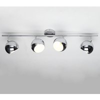 Stylischer Deckenstrahler Chrom Retro lang E14 von Invicta Interior