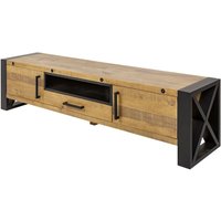 TV Lowboard 200 cm breit Kufengestell Industrial Design TV Lowboard 200 cm breit Kufengestell Industrial Design von Invicta Interior