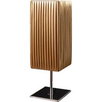 Tischlampe Stoff Metall H:44 cm E27 in Schwarz Gold Tischlampe Stoff Metall H:44 cm E27 in Schwarz Gold von Invicta Interior