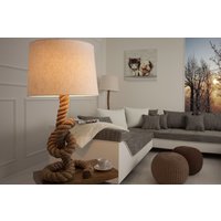 Tischleuchte 85cm Modern kunstvoll maritim echtes Tau von Invicta Interior