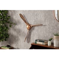 Wanddeko Propeller Metall Handarbeit 60 cm in Kupfer geflammt Wanddeko Propeller Metall Handarbeit 60 cm in Kupfer geflammt von Invicta Interior