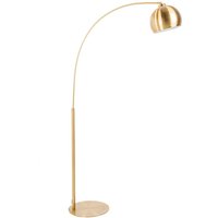 XXL Bogenlampe Metall 205 cm E27 Retro elegant in Gold XXL Bogenlampe Metall 205 cm E27 Retro elegant in Gold von Invicta Interior