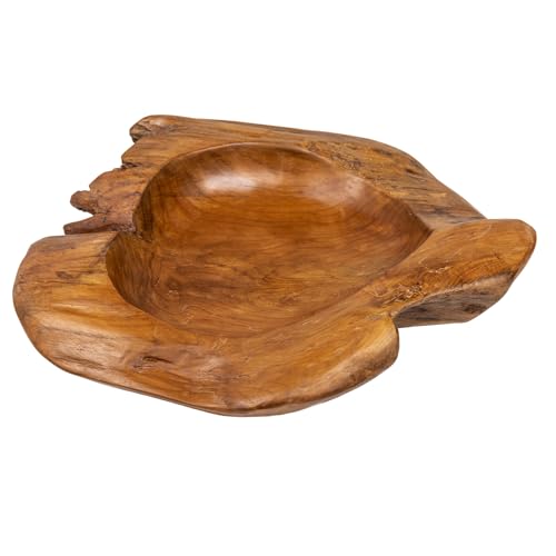 riess-ambiente.de Exklusive Teak Holz Schale 30cm NATURE ROOT massives Wurzelholz natur handgefertigt Teakholz Holzschale Dekoration Schlüsselaufbewahrung Teakschale Deko Schalen Holzschalen von Invicta Interior