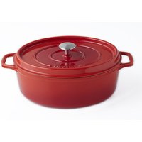 Invicta Cocotte oval 31 cm / 6 L - Gusseisen rot von Invicta