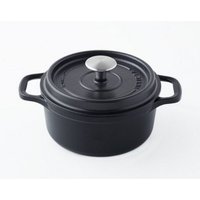 Invicta - Runde auflaufform aus emailliertem gusseisen 26 cm mattschwarz puv402261 von Invicta