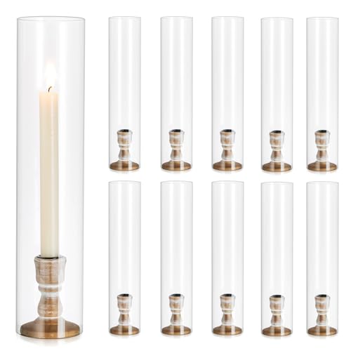 Inweder Kerzenhalter Stabkerze Kerzenständer Glas:10 er Stabkerzenhalter Windlichter Kerzenständer Stabkerzen aus Holz mit Abnehmbarem Glas für Tischdeko Hochzeit Veranstaltung oder Heimdekoration Inweder Kerzenhalter Stabkerze Kerzenständer Glas:10 er Stabkerzenhalter Windlichter Kerzenständer Stabkerzen aus Holz mit Abnehmbarem Glas für Tischdeko Hochzeit Veranstaltung oder Heimdekoration von Inweder