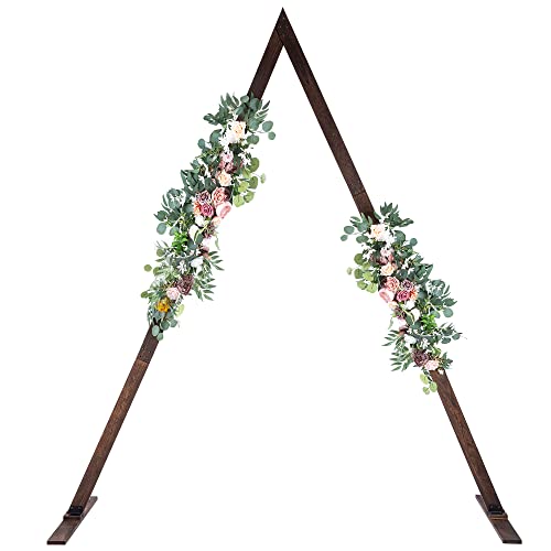 Inweder Traubogen Hochzeit Dreieck Holz - Hochzeitsbogen Rustikalen 2.5M Garten Bögen Pergola Draußen Kulisse Stand Hochzeit Bogen Hochzeit Arbor Girlande Balloon Arch Stand für Party Veranstaltung Inweder Traubogen Hochzeit Dreieck Holz - Hochzeitsbogen Rustikalen 2.5M Garten Bögen Pergola Draußen Kulisse Stand Hochzeit Bogen Hochzeit Arbor Girlande Balloon Arch Stand für Party Veranstaltung von Inweder