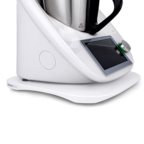 Gleitbrett für Thermomix TM5 TM6 – leicht gleitendes Untergestell thermoBase hochwertigem MDF-Holz – Schützt die Waage und erleichtert das Verschieben – rutschfest, Elegantes Design – Weiß Gleitbrett für Thermomix TM5 TM6 – leicht gleitendes Untergestell thermoBase hochwertigem MDF-Holz – Schützt die Waage und erleichtert das Verschieben – rutschfest, Elegantes Design – Weiß von Inwood