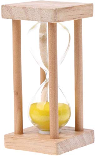 Inzopo 5 Minuten Holz Sanduhr Sanduhr Sanduhr Eieruhr Küchenuhr Glas Geschenk Sandglas Stundenzähler Sanduhr für Kinder Sanduhr Sanduhr Sanduhr Sanduhr Spiel Heimdekoration von Inzopo