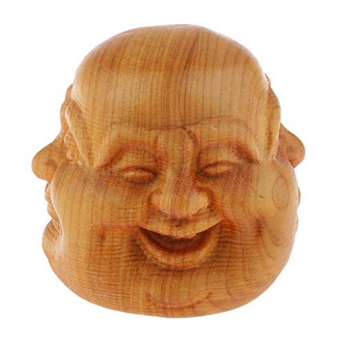 Inzopo Collectibles Chinesische handgeschnitzte tibetische Buddhismus-Statuen aus Holz von Inzopo