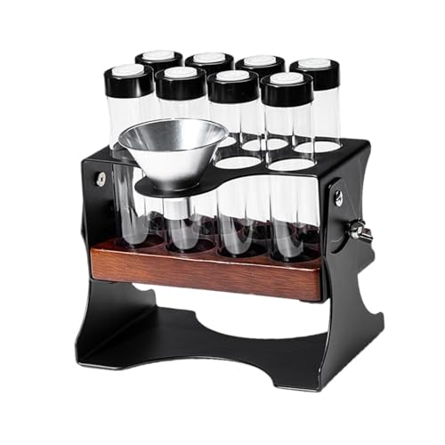 Ioensy Einzeldosis Kaffeebohnen Aufbewahrungsröhrchen, Transparent, für auf Der Restaurantarbeitsplatte von Ioensy