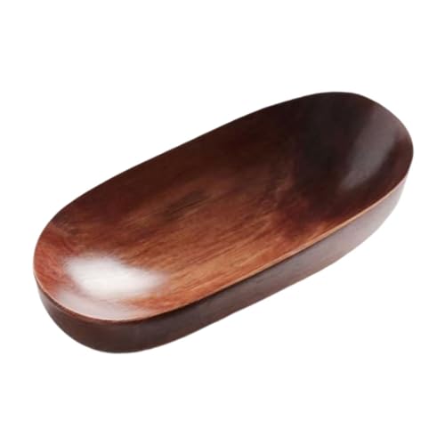 Ioensy Serviertablett Aus Holz, Eleganter Dessertteller für Den Haushalt, für Nüsse, Süßigkeiten, Gemüse von Ioensy