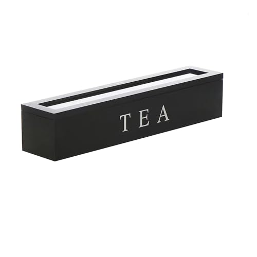 Ioensy Teebeutel Organizer Aus Holz mit Durchsichtigem Deckel, Multifunktional, Elegant, für Küche Und Bauernhaus. von Ioensy