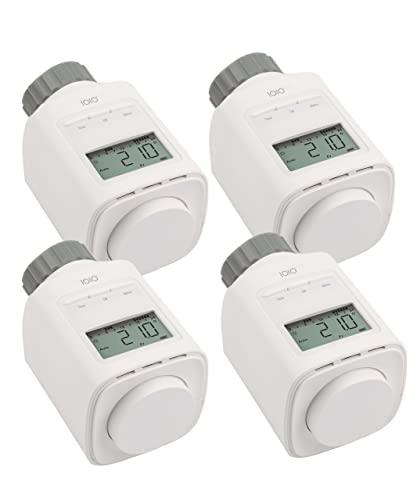 4 Stück IOIO Elektronisches Heizungsthermostat HT 2000/23 der Neue Thermostat Heizung programmierbar - Heizkörper Heizungsregler mit Zeitschaltuhr - Heizkörperthermostat von IOIO