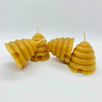 Votivkerzen Bienenstock | Handgefertigte Kerze Aus Reinem Bienenwachs Skep Natürliche 100% Reine Hypoallergen Geschenke Unter 20 von IordankaArtNCandles