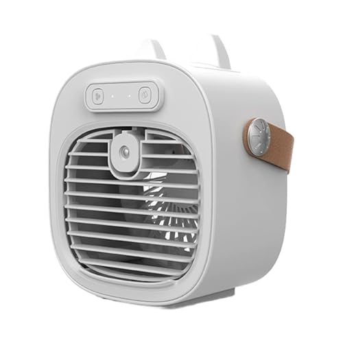 Air Cooler for Rooms, Small Humidifying Cooling Fan, Portable Air Conditioner Device for Bedroom, Dorm, Apartment, Office, Study, Living Room, Quiet Energy-Efficient Airflow Control 6.69x3.78x7.36in Air Cooler for Rooms, Small Humidifying Cooling Fan, Portable Air Conditioner Device for Bedroom, Dorm, Apartment, Office, Study, Living Room, Quiet Energy-Efficient Airflow Control 6.69x3.78x7.36in von Iouyjiu