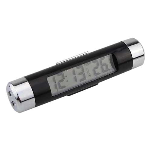 Dashboard-Clock, Digitalanzeige, Truck-Zeitanzeige, Analog, Temperaturanzeige mit blauem Hintergrunddisplay und praktischem Design für jedes Fahrzeug, 8,9 x 1,9 cm Dashboard-Clock, Digitalanzeige, Truck-Zeitanzeige, Analog, Temperaturanzeige mit blauem Hintergrunddisplay und praktischem Design für jedes Fahrzeug, 8,9 x 1,9 cm von Iouyjiu