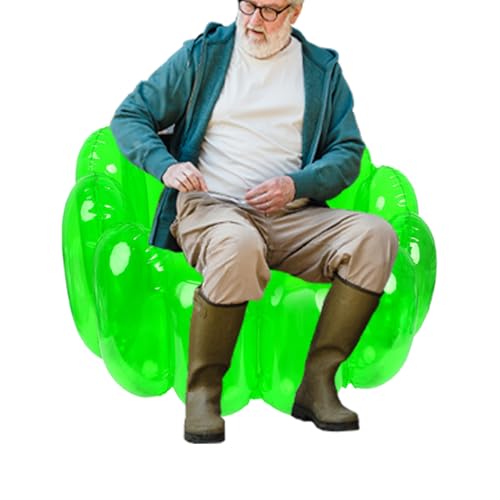 Iouyjiu Blow Up Chair,Aufblasbare Stühle für Erwachsene, Aufblasbares Sofa Air Sofa Tragbare Couch, Aufblasbare Couch im Freien, Sitzsack für Schwimmbäder, Partys im Freien, während Spielen von Iouyjiu