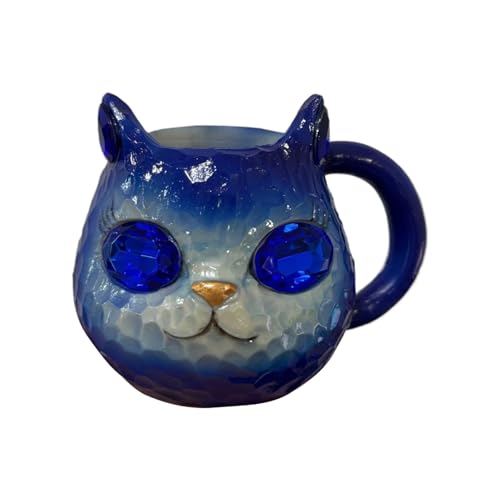 Iouyjiu Breakfast Cereal Cup 100ml Resin Mineral Crystal Cat Tea Cup Drinkware Mug with Ergonomic Handle for Juice Cocktails Wine Whiskey Milk Home Use Iouyjiu Breakfast Cereal Cup 100ml Resin Mineral Crystal Cat Tea Cup Drinkware Mug with Ergonomic Handle for Juice Cocktails Wine Whiskey Milk Home Use von Iouyjiu