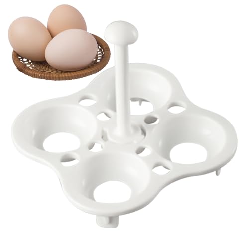 Iouyjiu Eierdämpfer Rost - Back-Eier-Dämpfer-Gitter,Küchenzubehör Topfhalter Für Familien Erwachsene Indoor Kochen Zuhause Outdoor Camping Wohnung Küchentresen von Iouyjiu