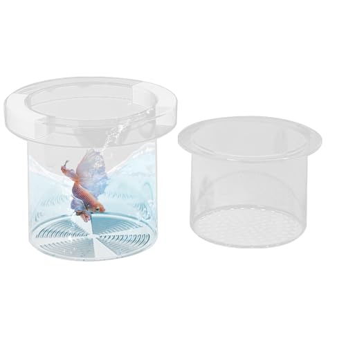 Iouyjiu Fisch-Zuchtbox für Aquarium,Schwimmende Aquarium Zuchtbox - Fütterungsbehälter Aufzuchtseparator für Jungfische Guppy Betta Skalar Iouyjiu Fisch-Zuchtbox für Aquarium,Schwimmende Aquarium Zuchtbox - Fütterungsbehälter Aufzuchtseparator für Jungfische Guppy Betta Skalar von Iouyjiu