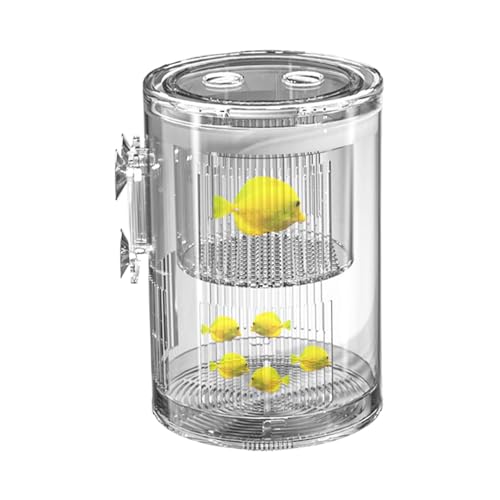 Iouyjiu Fish Breeder Box, Aquarium Isolation Hatchery, Suction Cup Incubator, Transparent Divider Design Easy Installation for Guppy, Betta, Shrimp Care, 4.57x3.15x3.15 Inches Iouyjiu Fish Breeder Box, Aquarium Isolation Hatchery, Suction Cup Incubator, Transparent Divider Design Easy Installation for Guppy, Betta, Shrimp Care, 4.57x3.15x3.15 Inches von Iouyjiu