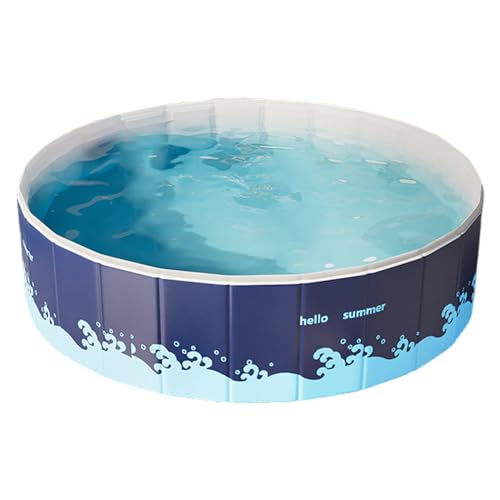 Iouyjiu Foldable Pool, Portable Bath Basin, Space Saving Swim Tub, Durabled PVC Construction Quick Drain Design Large Size Ideal for Backyard Water Fun, 2.6x3.7x4.7x6kg Iouyjiu Foldable Pool, Portable Bath Basin, Space Saving Swim Tub, Durabled PVC Construction Quick Drain Design Large Size Ideal for Backyard Water Fun, 2.6x3.7x4.7x6kg von Iouyjiu