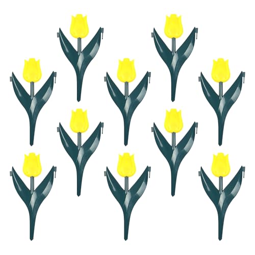 Iouyjiu Garden Fence Panel, Decorative Plant Border, Outdoor Edging Barrier, Rustproof Metal Design Easy Interlocking Setup for Yard Pool Pet Area Playground, 5.91x11.42 Inches von Iouyjiu