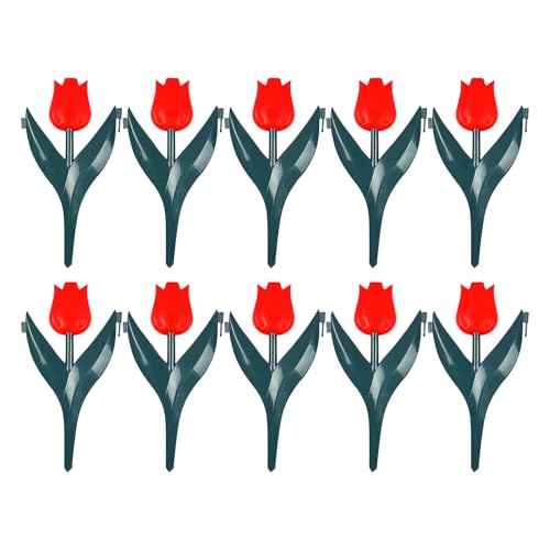 Iouyjiu Garden Fence Panel, Decorative Plant Border, Outdoor Edging Barrier, Rustproof Metal Design Easy Interlocking Setup for Yard Pool Pet Area Playground, 5.91x11.42 Inches von Iouyjiu