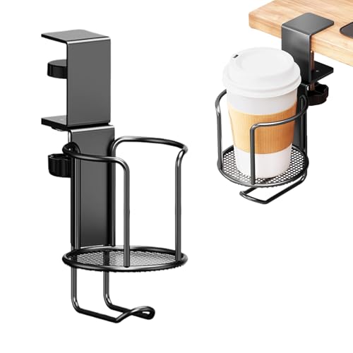 Iouyjiu Getränkehalter für den Schreibtisch, mit Klammer, Halterung für Kaffeetasse, verstellbar, für Büro, Haus, Schule, Dorm Iouyjiu Getränkehalter für den Schreibtisch, mit Klammer, Halterung für Kaffeetasse, verstellbar, für Büro, Haus, Schule, Dorm von Iouyjiu