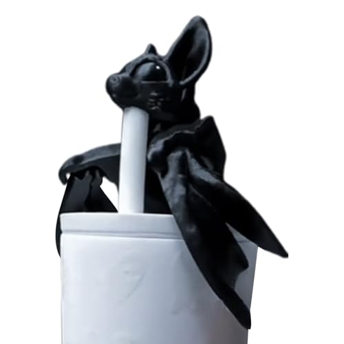 Iouyjiu Halloween Strohhalm Topper - Horror Strohhalm-Topper | Wiederverwendbarer Flaschenverschluss Schutz Für Trinkglas | Saisonales Deko-Zubehör Für Herbst Thanksgiving Halloween von Iouyjiu