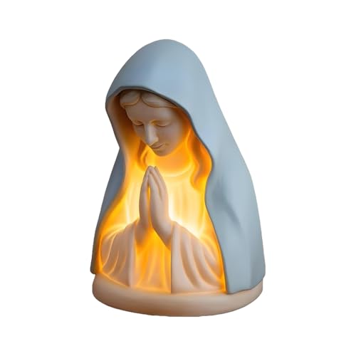 Iouyjiu Heilige Maria Nachtlicht,Deko Tischlampe | Augenfreundliche Schlafzimmer Beleuchtung Mit Beruhigendem Licht Für Wohnbereich Iouyjiu Heilige Maria Nachtlicht,Deko Tischlampe | Augenfreundliche Schlafzimmer Beleuchtung Mit Beruhigendem Licht Für Wohnbereich von Iouyjiu