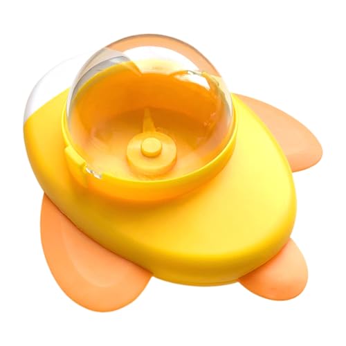 Iouyjiu Hundespielzeug, rotierende Aircraft-Shaped Treat Dispenser, interaktive Slow Feeder Puzzle Mental Stimulation und Training für Zuhause, Boden, Schreibtisch, Apartment, Reisen, Daily Dog von Iouyjiu