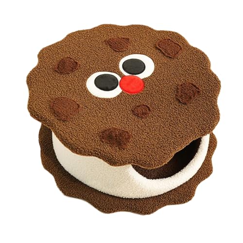 Iouyjiu Katzenbett Höhle | Cookie Design Kleine Hundehütte - Abnehmbar Waschbar Warm Kuschelig Nest Für Kleine Haustiere Kätzchen Welpe Innenraum Wohnung Zuhause Spielen Iouyjiu Katzenbett Höhle | Cookie Design Kleine Hundehütte - Abnehmbar Waschbar Warm Kuschelig Nest Für Kleine Haustiere Kätzchen Welpe Innenraum Wohnung Zuhause Spielen von Iouyjiu