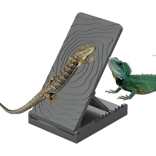 Iouyjiu Reptilien Kletterrampe | Bartagamen Kletterstufen Rampe | Klappbare Reptilienrampe Für Klettern Ruhen Füttern Bei Echsen Schlangen Fröschen von Iouyjiu