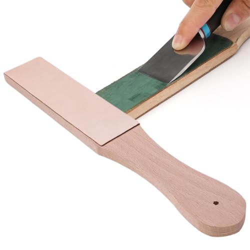 Iouyjiu Schleifblock, doppelseitiges Werkzeug mit ergonomischem Griff für Küchenmesser und Holzscheren von Iouyjiu