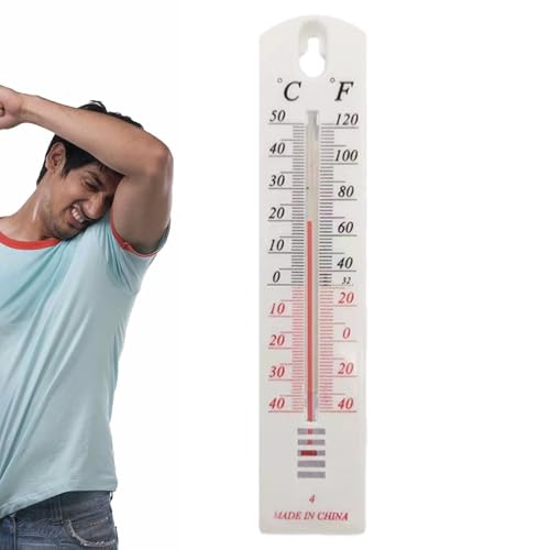 Iouyjiu Temperaturüberwachung | Wandmontiertes Innenmessgerät - Gartenwandtemperatur-Wettertemperaturmesser für Gewächshäuser, Büros, Lagerhäuser Iouyjiu Temperaturüberwachung | Wandmontiertes Innenmessgerät - Gartenwandtemperatur-Wettertemperaturmesser für Gewächshäuser, Büros, Lagerhäuser von Iouyjiu
