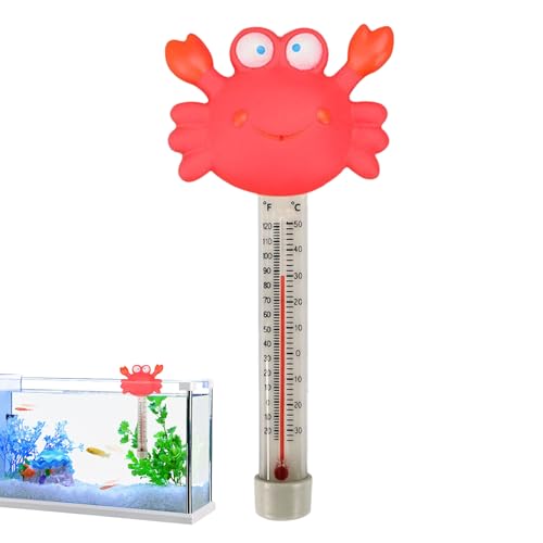 Iouyjiu Thermometer für Pool – schwimmender Zähler Tiere Cartoon mit Seil, Zubehör für Pool zur Messung der Wassertemperatur im Bad Aquarium Iouyjiu Thermometer für Pool – schwimmender Zähler Tiere Cartoon mit Seil, Zubehör für Pool zur Messung der Wassertemperatur im Bad Aquarium von Iouyjiu