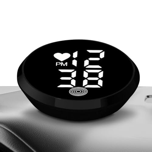 Iouyjiu Uhr Für Armaturenbrett,Interieur Klebe Digitale Uhr - Kleine LED Zeitanzeige Für Motorrad Luftauslass Lkw Dashboard Iouyjiu Uhr Für Armaturenbrett,Interieur Klebe Digitale Uhr - Kleine LED Zeitanzeige Für Motorrad Luftauslass Lkw Dashboard von Iouyjiu
