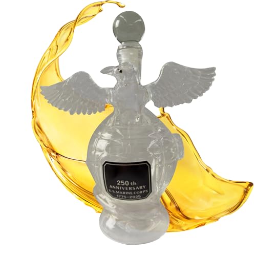 Iouyjiu Whiskey Dekanter | Whisky Ausgießer Mit Skulptur,Whisky Behälter Statue zur Sammlung Präsentation für Wohnzimmer Schrank Gesellschaft Feier Männer Frauen von Iouyjiu