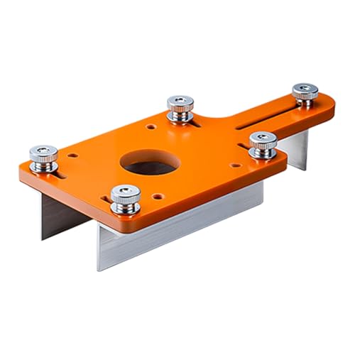 Iouyjiu Woodworking Round Corner Radius Templates, Precision Routing Guide, Adjustable Arc Slotting Tool Strong Layout Jig System for Joiners, Cabinet Makers, Woodworkers, Handmade Projects Use von Iouyjiu