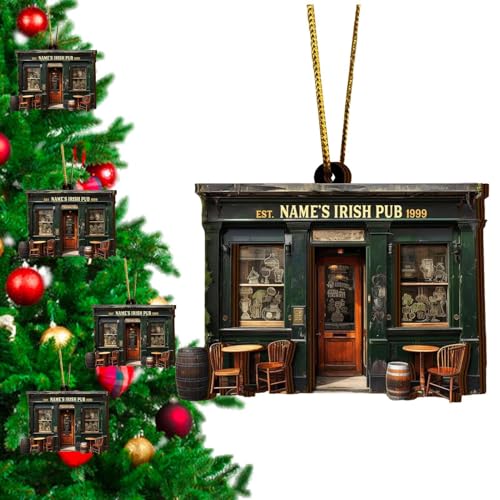 Irish Pub Ornament | Lucky Irish Ornament | Festive Pub Ornament | Pub Sign Ornament | Miniature Pub Ornament | Bar Ornament | Holiday Pub Decors Irish Pub Ornament | Lucky Irish Ornament | Festive Pub Ornament | Pub Sign Ornament | Miniature Pub Ornament | Bar Ornament | Holiday Pub Decors von Iouyjiu