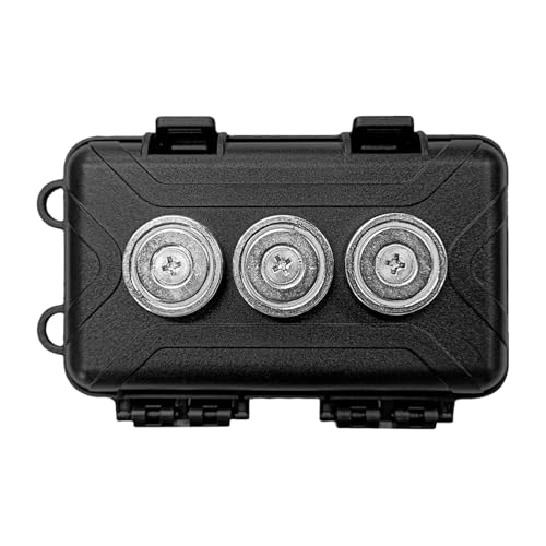 Key Lock Box Magnetic, Sturdy Magnetic Keys Hider Case Vehicles, Compact Hidden Holder Strong Magnet for Travel, Spare Car, Auto Access, Outdoor, Key Storage Solution Cars, RVs, and Trailers von Iouyjiu