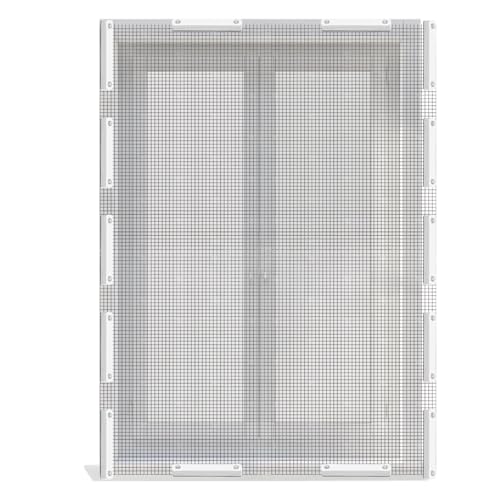 Magnetic Window Screen Mesh, Fly Net Protector, Barrier, Breathable Mesh Fabric Easy Magnetic Fastener for Home, Apartment, Rv, Garage, Outdoor Use, 51.18x59.06 Inches Magnetic Window Screen Mesh, Fly Net Protector, Barrier, Breathable Mesh Fabric Easy Magnetic Fastener for Home, Apartment, Rv, Garage, Outdoor Use, 51.18x59.06 Inches von Iouyjiu