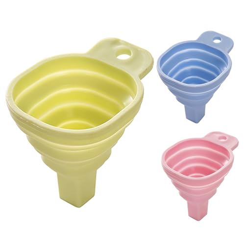 Retractable Funnel, Foldable Water Spout, Telescopic Soft Silicone Design, Space-Saving & Flexible, Long Neck Style, Handy Foldable Design, Made Of Tprs Material, 3.07x2.76in Retractable Funnel, Foldable Water Spout, Telescopic Soft Silicone Design, Space-Saving & Flexible, Long Neck Style, Handy Foldable Design, Made Of Tprs Material, 3.07x2.76in von Iouyjiu