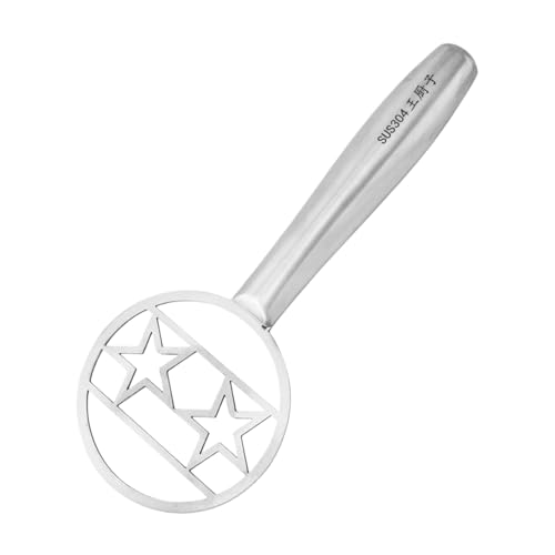 Sourdoughs Mixer Tool, Stainless Steel Dough Whisk, Heavy-Duty Mixing Hook, Patterned Bread Batter Stirrer, Creative Kitchen Utensil, Made Of Stainless Steel Material, 8.39x3.35in von Iouyjiu