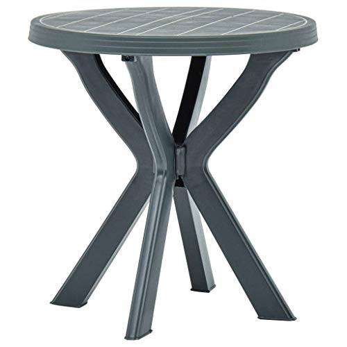 Runder Couchtisch für den Außenbereich, Made in Italy, 70 x 70 x 72 cm, Farbe Grün von Fun Star