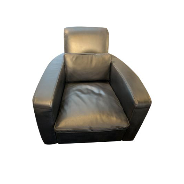 Relaxsessel Dot aus Leder (blau), Ipe Cavalli von Ipe Cavalli