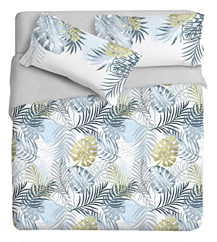Ipersan Fine-Art Bettwäsche-Set für Doppelbetten, Design Tropical von Ipersan
