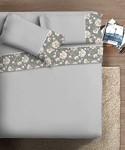 Ipersan Komplett mit Fotorand Armonie Doppelbett Design Corolla Hintergrund grau von Ipersan